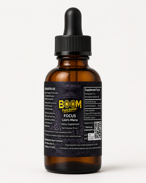 Lionsmane Mushroom Dropper Bottle For Focus